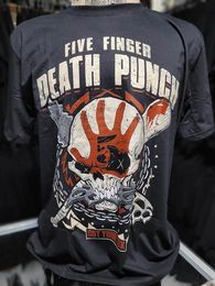 Camiseta Five Finger Death Punch Brass Knuckles - DOCTOR ROCK